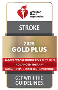 2025 Gold Plus recognition by the American Heart Association/American Stroke Association
