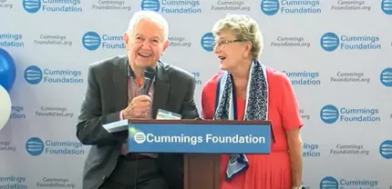 Bill and Joyce Cummings, creators of the Cummins Foundation.