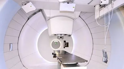 The interior of a Proton Therapy Center 