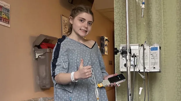 Adelaide Greenwald was 18 at the time of her heart surgery at UMass Memorial Medical Center.